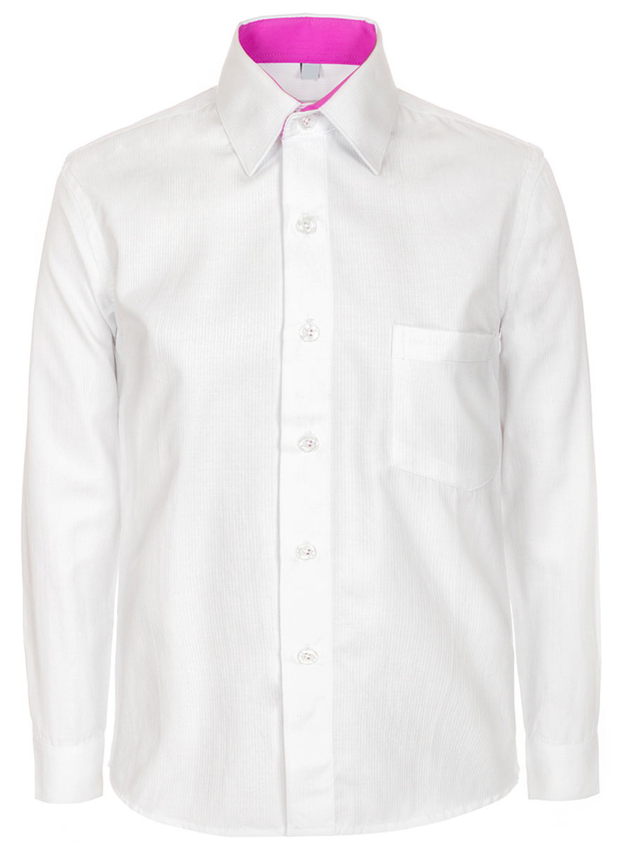 Рубашка для мальчика Brostem, цвет: белый. 6044D12_1. Размер 140/146