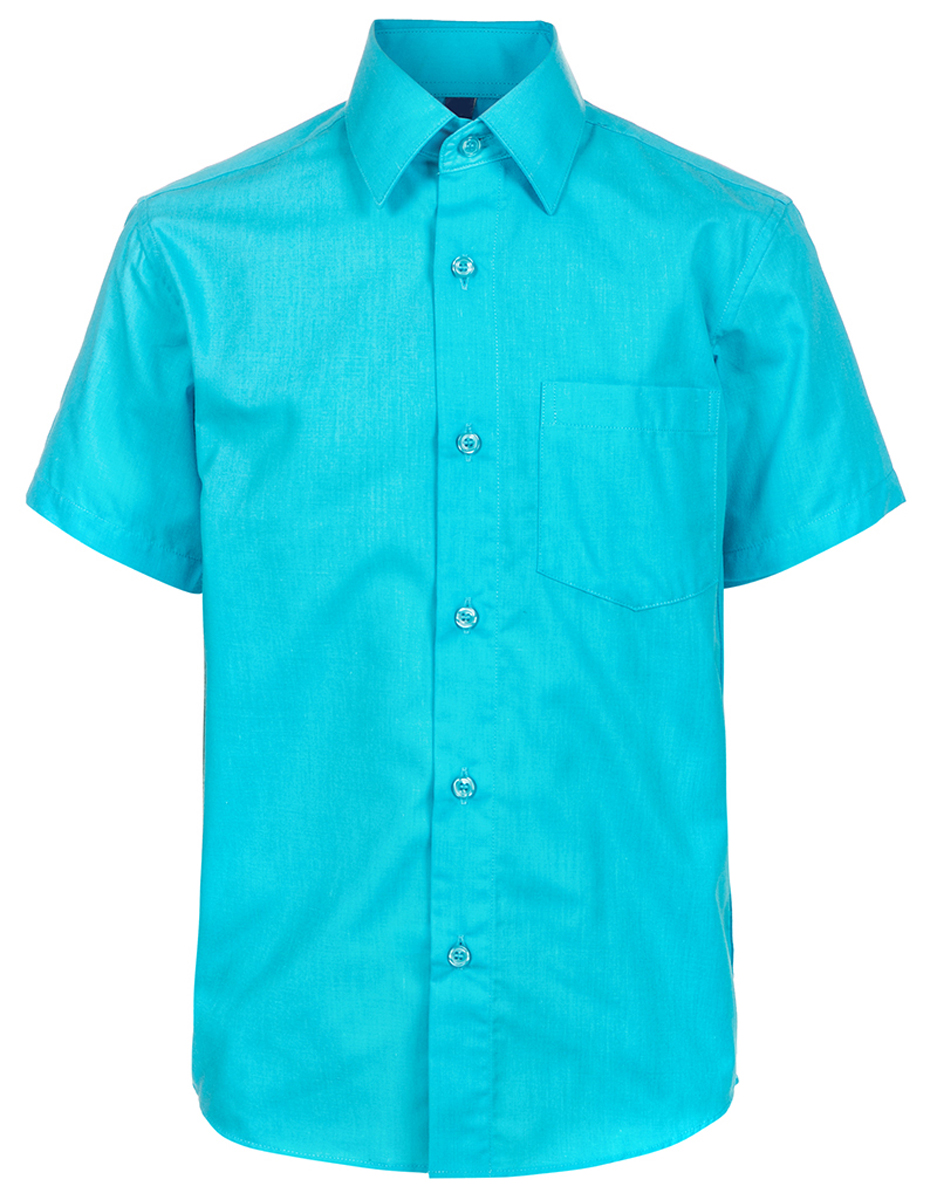 Рубашка для мальчика Brostem, цвет: бирюзовый. 019ds_28. Размер 128/134