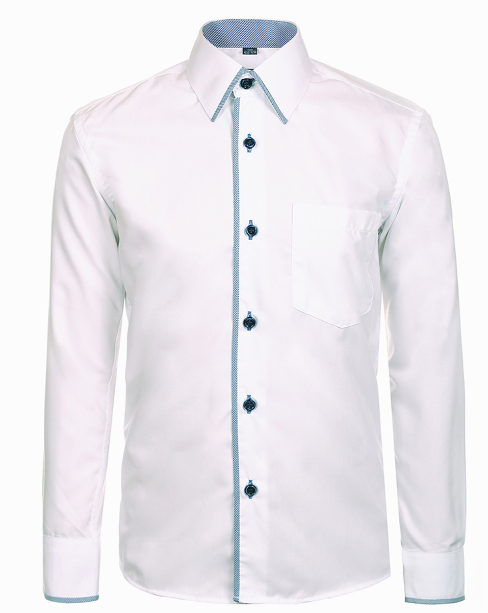 Рубашка для мальчика Brostem, цвет: бирюзовый. 021D_28. Размер 122/128