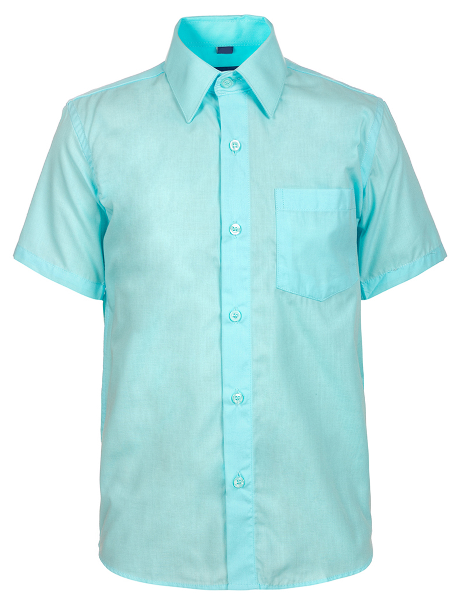 Рубашка для мальчика Brostem, цвет: бирюзовый. 202ds_28. Размер 134/140