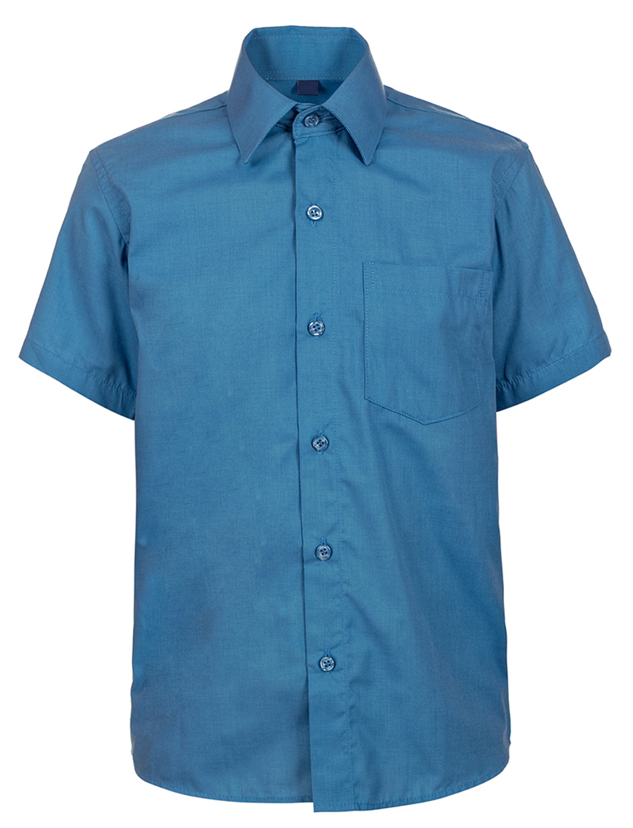 Рубашка для мальчика Brostem, цвет: серо-голубой. 202ds_76. Размер 140/146
