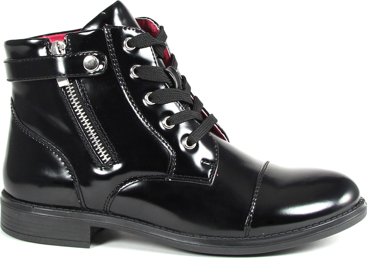 Ботинки для девочки San Marko, цвет: черный. 62116. Размер 34
