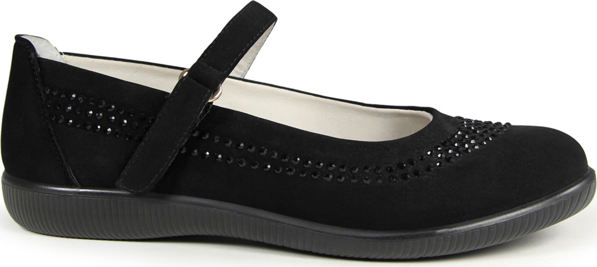Туфли для девочки San Marko, цвет: черный. 63032. Размер 32