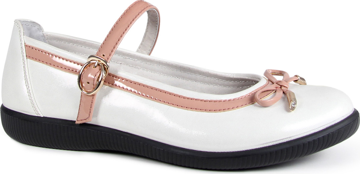Туфли для девочки San Marko, цвет: серебристый. 63033. Размер 35