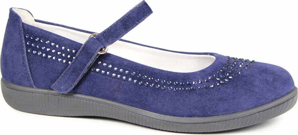 Туфли для девочки San Marko, цвет: синий. 63032. Размер 33