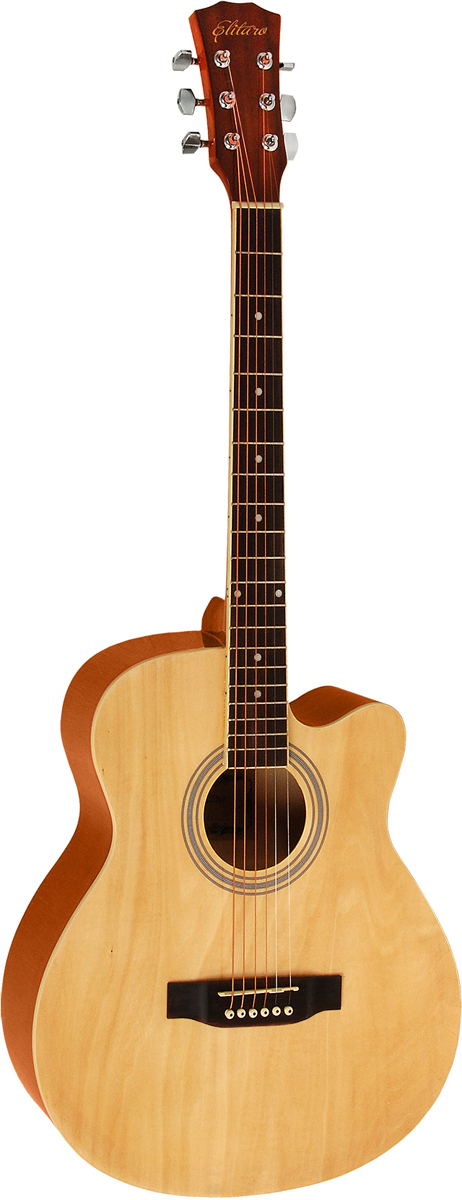 Elitaro E4010C, Beige акустическая гитара