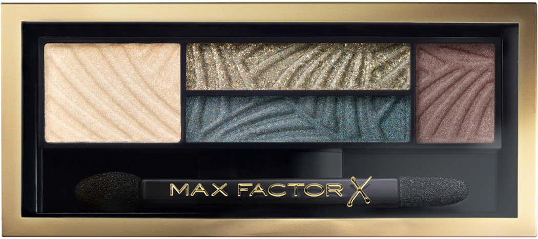 Max Factor 4-хцветные тени для век и бровей Smokey Eye Drama Kit 2 В 1, тон 05 magnetic jades