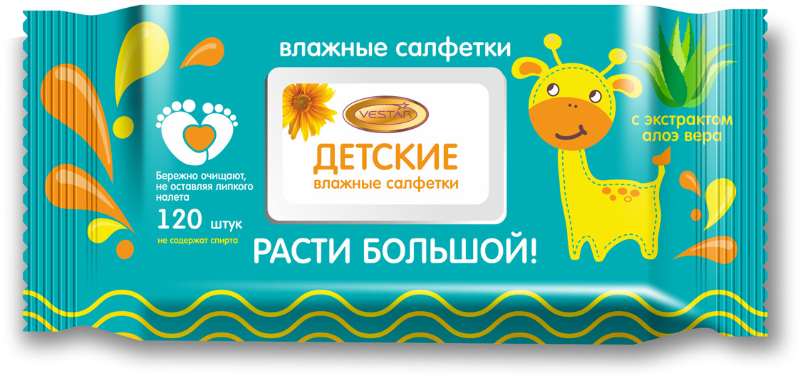 Влажные салфетки Vestar