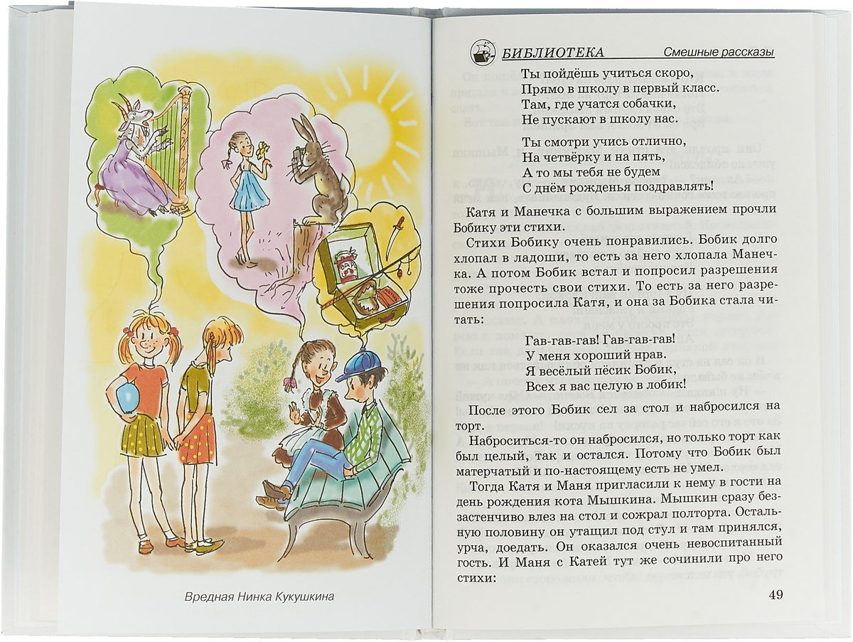 Смешные расказы в картинках