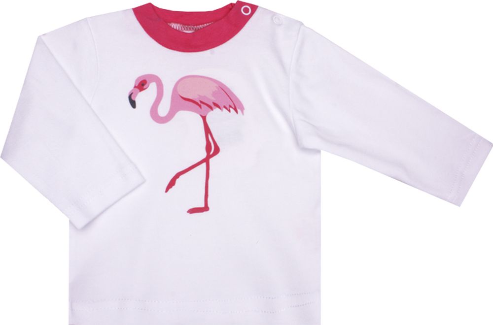 Джемпер для девочки КотМарКот Фламинго, цвет: светло-розовый. 7919. Размер 80