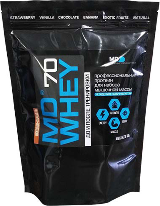 все цены на Протеин MD Whey 70, шоколад-карамель, 300 г онлайн