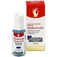 Защитная основа Mavala 002 под лак, 10 мл24710 Защитная основа Mavala 002 под лак, 10 мл24710Каждый день ногтям приходится противостоять многим стрессовым ситуациям, которые сказываются не только на внешнем виде, но и на состоянии ногтей. Mavala 002 - основа двойного действия защищает ногти от нежелательного пересыхания и предотвращает их пигментацию. Формула Mavala 002 полностью изолирует ногти от вредных для ногтей воздействий, а ее клейкий состав обеспечивает долгую жизнь лаку на Ваших ногтях. Характеристики: Объем: 10 мл. Производитель: Швейцария. Артикул: 902.14. Товар сертифицирован.