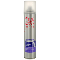 Лак для длинных волос Wella Forte, максимальная фиксация, 250 млMP59.4D Лак для длинных волос Wella Forte, максимальная фиксация, 250 млMP59.4DЛак для волос Wella Forte максимальной фиксации придает длительную фиксацию в течение дня. Идеально подходит для длинных волос. Обеспечивает контроль над непослушными волосами и придает блеск. Помогает защитить волосы от действия УФ-лучей.Характеристики: Объем: 250 мл. Производитель: Франция. Товар сертифицирован.