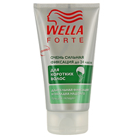 Гель для укладки коротких волос Wella Forte, очень сильная фиксация, 150 млCL211002 Гель для укладки коротких волос Wella Forte, очень сильная фиксация, 150 млCL211002Гель для укладки коротких волос Wella Forte очень сильной фиксации позволяет придать желаемый стиль Вашим коротким волосам. Сохраняет форму укладки и придает надежную фиксацию коротким волосам в течение дня. Помогает защитить волосы от действия УФ-лучей. Характеристики: Объем: 150 мл. Производитель: Франция. Товар сертифицирован.