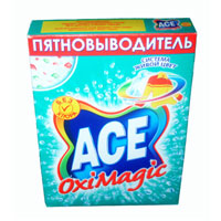 Пятновыводитель Ace Oxi Magic, 500 гAC-81498160 Пятновыводитель Ace Oxi Magic, 500 гAC-81498160Пятновыводитель Ace Oxi Magic предназначен для стиркив автоматических стиральных машинах и ручной стирки. Пятновыводительсодержит комплекс элементов, которые улучшают качество стирки и позволяют использовать небольшое количество порошка. Ace Oxi Magic помогает безопасно удалять пятна и дольше сохранять яркость ткани благодаря системе живой цвет. Характеристики: Вес: 500 г. Изготовитель: Россия.Товар сертифицирован.
