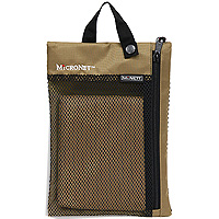 Полотенце MicroNet, Extra Large, цвет: кофе с молоком115804-black-white Полотенце MicroNet, Extra Large, цвет: кофе с молоком115804-black-whiteМикроволоконное полотенце MicroNet - это специально разработанная высокоплотная вязаная чрезвычайно компактная ткань с абсолютно уникальными впитывающими и чистящими свойствами. Сверхтонкие (0,2 денье) микроволоконные сплетения быстро сохнут - 90% воды удаляется при ручном отжиме.Удивительно мягкое с максимальной степенью впитывания, микроволоконное полотенце MicroNet предлагает Вам все свойства обычного полноразмерного полотенца в необычайно маленькой упаковке.Ткань обладает повышенным капиллярным действием, впитывая воды примерно в 5 раз больше своего веса, при этом быстро высыхает.Уникальные микроволоконные сплетения является мощным и, в то же время, мягким очистителем. MicroNet деликатно и эффективно удаляют жир, грязь и пот с рук, лица и тела. Микроволоконные сплетения не оставляют пыли или ниточек на очках, биноклях, оптических приборах и линзах. Также подходят для полировки мебели.Полотенце MicroNet идеально подойдет любителям различных поездок, походов и водных видов спорта. Упаковано в удобный чехол, сделанный из сетки с водоотталкивающей подкладкой. Уход:Постирайте перед первым использованием - машинная стирка в холодной воде с применением моющих средств для цветных тканей. Машинная или ручная стирка в теплой воде. Не используйте отбеливатель. Отожмите руками и повесьте сушиться или сушите в сушильной машине при низкой температуре. Характеристики: Размер полотенца: 90 см х 157 см. Цвет: кофе с молоком. Размер чехла: 25 см х 18 см. Материал: 100% полиэстер (микрофибра). Артикул: MN 68067.Производитель: США.