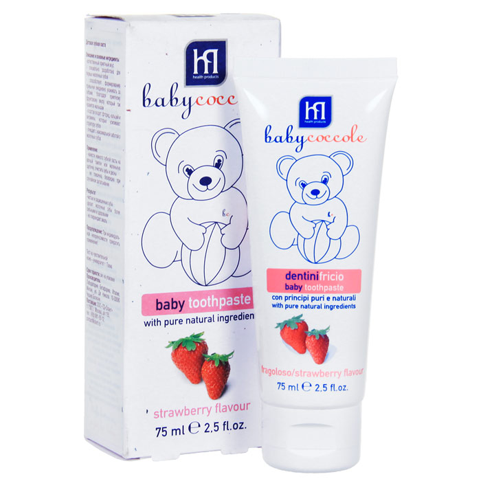 Зубная паста Babycoccole Клубника, 75 млSatin Hair 7 BR730MN Зубная паста Babycoccole Клубника, 75 млSatin Hair 7 BR730MNЗубная паста Babycoccole Клубника специально разработана для первых молочных зубов с приятным фруктовым вкусом клубники. Натуральный и восхитительный вкус сможет приучить даже самого маленького малыша к ежедневной гигиене. Эта вкусная паста также предупреждает развитие кариеса молочных зубов, и делает их чистыми и защищенными, и без повреждения эмали. В состав входят фторид, кальций и витамины, которые усиливают структуру зубов. Паста не токсична, безвредна при случайном проглатывании. Не вредит здоровью вашего ребенка независимо от возраста. Характеристики:Объем: 75 мл.Товар сертифицирован.
