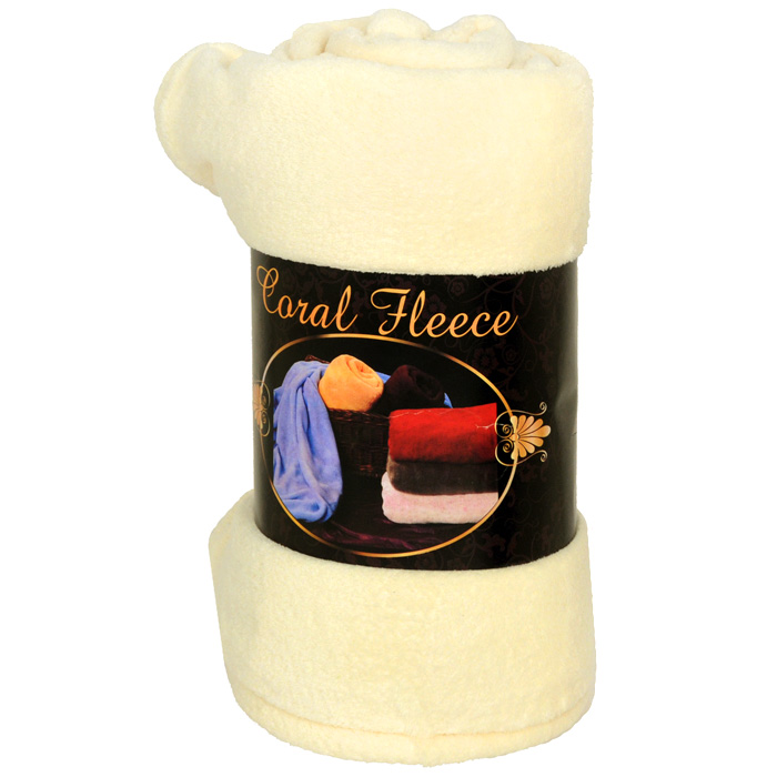 Плед флисовый Coral Fleece, цвет: слоновая кость, 220 х 200 смSVC-300 Плед флисовый Coral Fleece, цвет: слоновая кость, 220 х 200 смSVC-300Приятный на ощупь плед Coral Fleece, выполненный из микроволокна, добавит комнате уюта и согреет в прохладные дни. Он имеет две одинаковые стороны. Удобный, большой размер этого очаровательного пледа позволит вам использовать его и как одеяло, и как покрывало для кресла или софы. Плед сохраняет всесвои свойства после многократных стирок. Такое теплое украшение может стать отличным подарком друзьям и близким! Характеристики: Материал: 100% полиэстер. Размер: 220 см х 200 см. Цвет: слоновая кость. Изготовитель:Китай. Артикул: ПФСК-200х200.