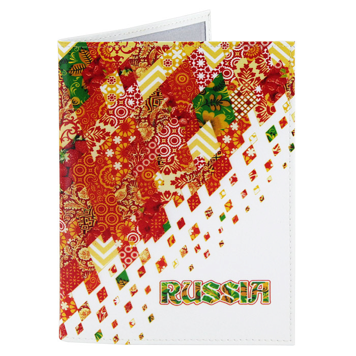 Обложка для паспорта Perfecto Russia-Red. PS-GL-0021651.000.01 Black Обложка для паспорта Perfecto Russia-Red. PS-GL-0021651.000.01 BlackОбложка для паспорта Russia-Red, выполненная из натуральной кожи, оформлена ярким орнаментом. Такая обложка не только поможет сохранить внешний вид ваших документов и защитит их от повреждений, но и станет стильным аксессуаром, идеально подходящим вашему образу. Яркая и оригинальная обложка подчеркнет вашу индивидуальность и изысканный вкус. Обложка для паспорта стильного дизайна может быть достойным и оригинальным подарком.Характеристики: Материал: натуральная кожа, пластик.Размер (в сложенном виде): 9,5 см x 13,5 см.Производитель: Россия.Артикул: PS-GL-0021.
