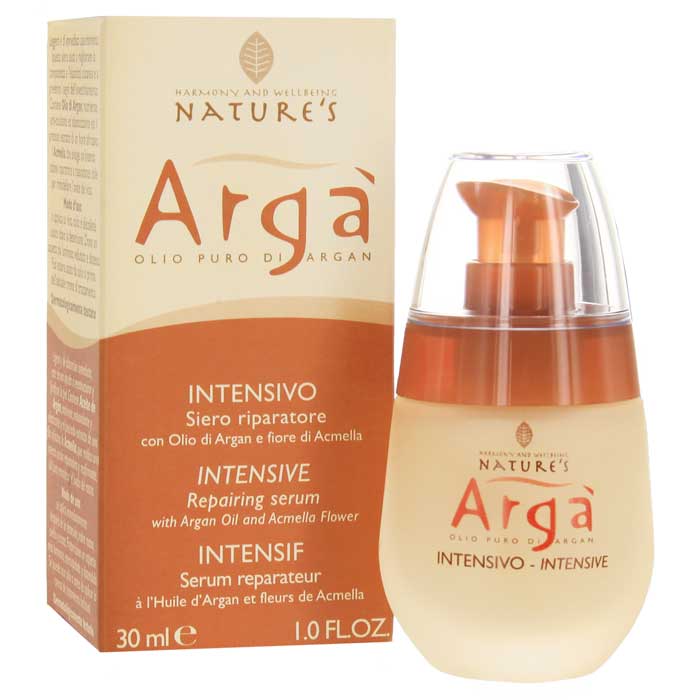Сыворотка Natures Arga, интенсивная, восстанавливающая, 30 мл0066 Сыворотка Natures Arga, интенсивная, восстанавливающая, 30 мл0066Интенсивная восстанавливающая сыворотка Natures Arga эффективное омолаживающие средство для всех типов кожи. Предотвращает первые признаки старения, активно борется с мимическими морщинами, питает, увлажняет, тонизирует, смягчает, успокаивает кожу. Снимает мышечное напряжение. Оказывает антиоксидантное действие, удаляет продукты метаболизма, интенсивно восстанавливает структуру кожи, придает упругость и эластичность, способствует восстановлению овала лица. Быстро впитывается, не оставляя жирного блеска. Мужчины могут использовать сыворотку как идеальное средство после бритья. Способ применения: наносить утром и вечером нежными массажными движениями на предварительно очищенную кожу лица, шеи и области декольте. Можно использовать как самостоятельное средство или как основу под обычное средство ухода за лицом.Характеристики:Объем: 30 мл. Производитель: Италия. Артикул:60150501. Товар сертифицирован.