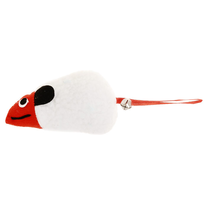 Игрушка для кошек Мышка, с мятой, цвет: белый, красный0120710 Игрушка для кошек Мышка, с мятой, цвет: белый, красный0120710Мягкая игрушка для кошек выполнена в виде мышонка с бубенчиком. В наполнитель игрушки добавлена кошачья мята. Кошачья мята (Котовик) - растение, запах которого делает кошку более игривой и любопытной. Характеристики:Материал: текстиль. Размер игрушки (без хвоста): 11,5 см х 6,5 см х 4 см. Производитель: Китай. Артикул: С-104.
