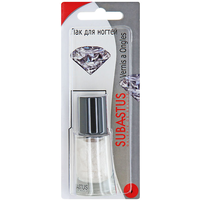 Лак для ногтей Subastus Vernis a Ongles, №4, 10 млA10326 Лак для ногтей Subastus Vernis a Ongles, №4, 10 млA10326Лак для ногтей Subastus Vernis a Ongles с ультрастойкой формулой и глянцевым блеском. Профессиональная кисточка равномерно и быстро покрывает поверхность ногтя, обеспечивая мастерски-безупречный маникюр. Элегантный флакон изумительной формы создает иллюзию хрустального дна. Колпачок с матовым покрытием не скользит в руке, обеспечивая точное и аккуратное нанесение лака.Характеристики:Объем:10 мл. Тон лака:№4.Артикул:801004. Производитель: Франция. Товар сертифицирован.