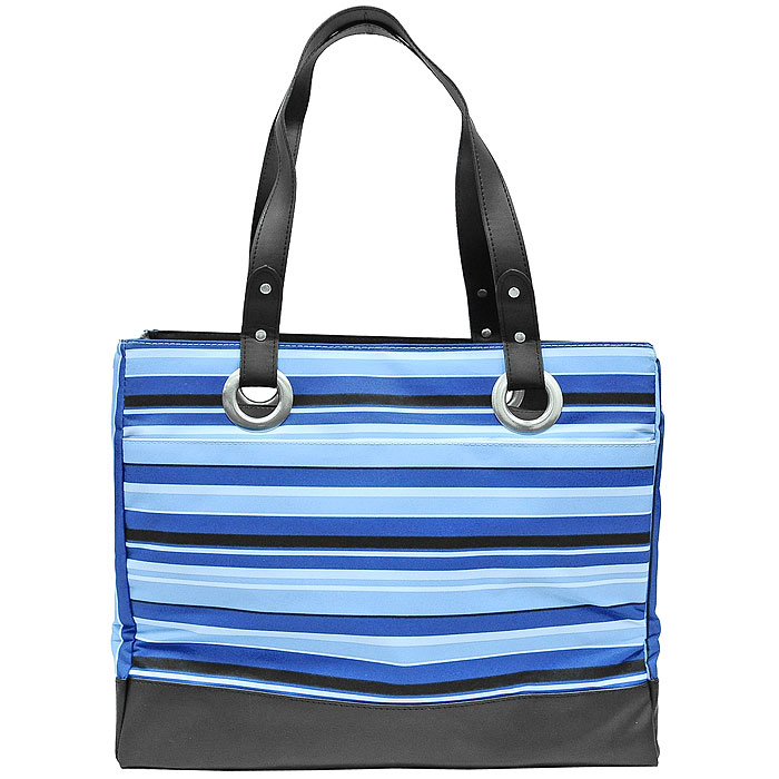 Сумка-термос Raya Stripe, цвет: черный, синий, голубой, 20 л787502 Сумка-термос Raya Stripe, цвет: черный, синий, голубой, 20 л787502Невероятно легкая, прочная и компактная сумка-термос Raya Stripe предназначена для транспортировки и хранения продуктов питания (напитки, овощи, фрукты, мясные и рыбные продукты, готовая кулинария, выпечка и т.д.), косметических средств, температурочуствительных препаратов, аксессуаров по уходу за детьми и детского питания, предметов электронной техники в режимах тепло (до + 50°С) или холод (до - 20°С). Сумка-термос изготовлена с использованием передовой технологии многослойной изоляции Iso Tec Insulation из износостойких материалов, устойчивых к UV-излучению, безопасных в контакте с пищей и простых в уходе. Она состоит из одного изотермического отделения, плотно закрывающегося на застежку-молнию, и на внешней стороне имеет дополнительный открытый карман для мелочей. Сумка оформлена рисунком в сине-голубую полоску и оснащена двумя ручками для удобной переноски. Длительность работы сумки зависит от температуры окружающей среды, а также степени охлаждения или заморозки продуктов. Для обеспечения наиболее продолжительной работы сумки-термоса в режиме холод можно использовать аккумуляторы Ice Pack, Freeze board и Gel Pack Thermos (в комплект не входят). Высокое качество и невероятный комфорт выделяют сумку-термос Raya Stripe из ряда подобных. Характеристики:Материал: PEVA, полиуретан, текстиль, пластик, металл. Размер сумки-термоса (без учета ручек):37,5 см х 30,5 см х 15 см. Вместимость:20 л. Цвет:черный, синий, голубой. Производитель:Китай. Артикул:421036. УВАЖАЕМЫЕ КЛИЕНТЫ! Обращаем ваше внимание на то, что аккумулятор холода в комплект не входит.