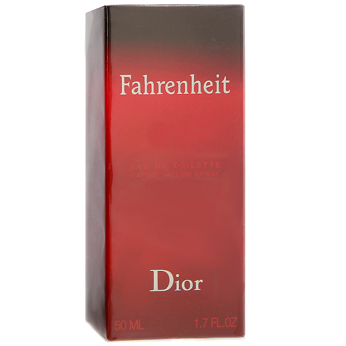 Christian Dior Fahrenheit. Туалетная вода, мужская, 50 мл1301210 Christian Dior Fahrenheit. Туалетная вода, мужская, 50 мл1301210Мужчина Fahrenheit - это сложная эмоциональная натура. В нем мужественность открывается силой и уверенностью, сомнениями и переживаниями. Он чувственный и раскрепощенный. Fahrenheit - это аромат нового состояния души. Для композиции характерна гармония контрастов: свежие ноты сочетаются с теплыми и насыщенными, чувственные с деликатными, классические с ультрасовременными. Это аромат динамичной жизни и дальних странствий. Аромат романтиков и оптимистов. Букет аромата узнаваем и неповторим. У него много поклонников и их ряды год от года только увеличиваются.Классификация аромата: древесный.Верхние ноты: бергамот, мандарин.Ноты сердца:листья фиалки, мускатный орех, гвоздика.Ноты шлейфа:кожа, пачули, ветивер.Ключевые слова:Волнующий, мужественный, теплый! Характеристики:Объем: 50 мл. Производитель: Франция. Туалетная вода - один из самых популярных видов парфюмерной продукции. Туалетная вода содержит 4-10%парфюмерного экстракта. Главные достоинства данного типа продукции заключаются в доступной цене, разнообразии форматов (как правило, 30, 50, 75, 100 мл), удобстве использования (чаще всего - спрей). Идеальна для дневного использования. Товар сертифицирован.