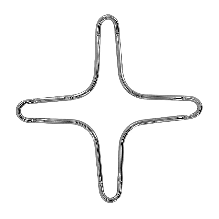 Подставка на газовую плиту Metaltex21 395 599 Подставка на газовую плиту Metaltex21 395 599Подставка на газовую плиту Metaltex выполнена из стали и предназначена для небольших кастрюль, ковшей, чайников диаметр дна которых меньше размера конфорочной решетки. Такая подставка станет незаменимым помощником на вашей кухне. Характеристики:Материал: сталь. Размер:13 см х 13 см х 0,5 см. Производитель:Италия. Изготовитель:Китай. Артикул:18.33.00.