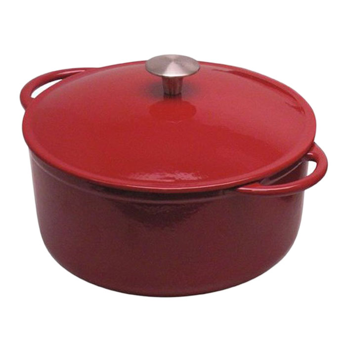 Кастрюля Beka Arome с крышкой, цвет: красный, 4,5 л54 009312 Кастрюля Beka Arome с крышкой, цвет: красный, 4,5 л54 009312Толстостенная эмалированная кастрюля Arome, выполненная из чугуна, оснащена крышкой. Снаружи покрыта эмалью красного цвета, внутри - эмалью бежевого цвета. Вымыть такую кастрюлю ничего не стоит: благодаря тому, что поверхность ее идеально гладкая, к ней ничего не прилипает и очищается она одним движением. Литые ручки кастрюли эргономичны и очень удобны, благодаря чему вы сможете удержать ее, даже когда она будет наполнена до краев. Толстостенная эмалированная алюминиевая кастрюля хороша для тушения мяса и овощей, приготовления супов, которые требуют томления. Кастрюля Arome - отличный предмет для любого кухонного интерьера. Характеристики:Материал:чугун, металл, эмаль. Объем кастрюли: 4,5 л. Внутренний диаметр кастрюли: 25 см. Диаметр дна (рабочей поверхности): 22,5 см. Высота стенок кастрюли:12 см. Толщина стенки кастрюли:0,4 см. Толщина дна кастрюли:0,3 см. Размер упаковки:28 см х 26,5 см х 15 см. Производитель:Бельгия. Артикул:13391274. Бельгийская компанияBeka является одним из крупнейших и старейших европейских производителей посуды.Beka предлагает широкий ассортимент посуды из экологически чистых материалов, произведенной без использования ядовитых химикатов, абсолютно безвредной для человека и окружающей среды. В ассортиментеBeka присутствует чугуннаяпосуда,входящая в классические серии.