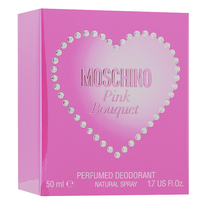 Moschino Pink Bouquet. Туалетная вода, 50 млSMR 4230 Moschino Pink Bouquet. Туалетная вода, 50 млSMR 4230Это яркий, ошеломляющий взрыв энергии. Фейерверк блеска и изобилия. Ароматные лепестки переплетены в сияющем букете вечной весны. Эликсир эйфории юности, свежести и соблазна, яркие и вдохновляющие мечты от которых кружится голова. Великолепный букет цветов, словно по волшебству, окрашивает мир и чувства в розовый. Этот аромат для женщин с ярким характером, ценящих удовольствие и веселье превыше всего.Верхняя нота: Бергамот, Ананасовый сорбет, Малина.Средняя нота: Жасмин, Розовый ландыш, Лепестки розы, Фиалка.Шлейф: Персик, Имбирный пряник, Cosmone* (*синтетический компонент с мягким ароматом амбры и мха).Фруктовый цветочный.Эликсир юности, свежести и соблазна. Великолепный букет цветов, словно по волшебству, окрашивает мир и чувства в розовый! Аромат для женщин с ярким характером, ценящих удовольствие и веселье превыше всего! Любвеобильное сердце, спонтанное, вечно юное и романтичное.