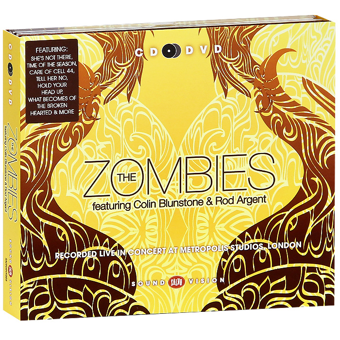 The Zombies,Колин Бланстоун,Род Аргент The Zombies Featuring Colin Blunstone & Rod Argent. Live In Concert At Metropolis Studios, London (CD + DVD) the zombies колин бланстоун род аргент the zombies featuring colin blunstone