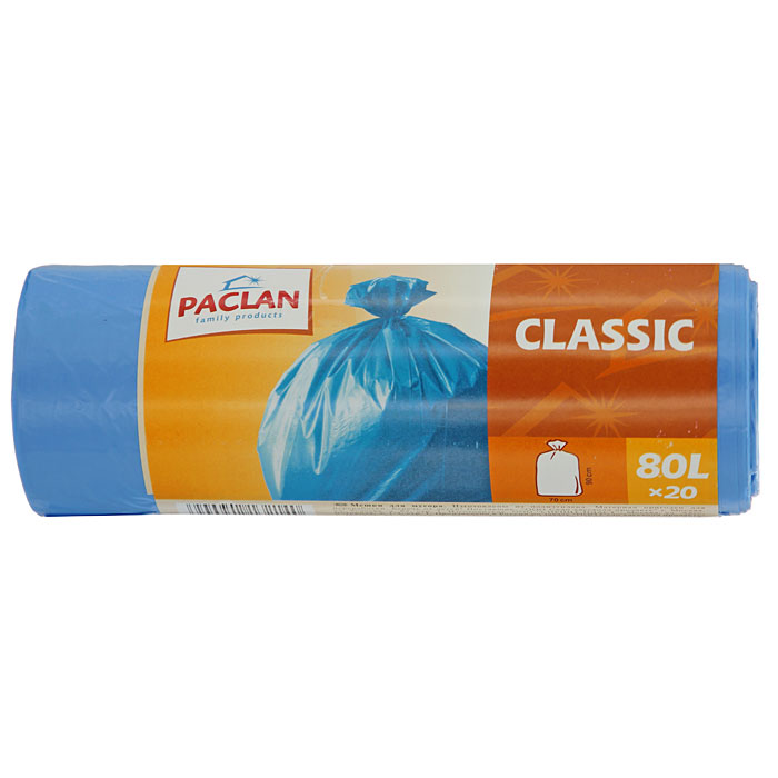 Пакеты для мусора Classic, цвет: синий, 80 л, 20 штES-412 Пакеты для мусора Classic, цвет: синий, 80 л, 20 штES-412Пакеты для мусора Classic изготовлены из очень прочного хозяйственного полиэтилена. Они предназначены для вывозки и утилизации скопившего мусора. Характеристики:Материал:полиэтилен. Объем:80 л. Цвет:синий. Количество:20 шт. Размер:70 см х 90 см. Артикул:132147.