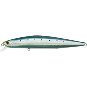 Воблер Tsuribito Minnow, длина 11 см, вес 10,7 г. 110F/0604271825 Воблер Tsuribito Minnow, длина 11 см, вес 10,7 г. 110F/0604271825Воблер Minnow 110F отлично подходит для ловли на небольших глубинах и над зарослями травы, где часто охотится щука и другие хищники. Благодаря системе дальнего заброса с магнитом воблер очень хорошо летит при забросе, и устойчиво играет даже при проводке с рывками. Мощные тройники надежно засекают рыбу при поклевке. Все эти качества вместе с реалистичной игрой делают этот воблер отличным орудием для ловли крупного хищника. Характеристики:Длина: 11 см. Цвет тела: 060. Вес:10,7 г. Глубина: 0,5-0,8 м. Размер упаковки: 16,3 см х 4 см х 2,8 см. Плавучесть: плавающий. Материал: металл, пластик. Производитель: Китай. Артикул: 110F/060.