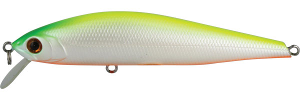 Воблер Tsuribito Hard Minnow, длина 9,5 см, вес 11,2 г. 95F/038010-01199-23 Воблер Tsuribito Hard Minnow, длина 9,5 см, вес 11,2 г. 95F/038010-01199-23Воблер Tsuribito Hard Minnow изготовлен с применением самых современных технологий. Лопасть изготовлена из тонкого, но очень прочного стеклопластика. Это делает воблер более стойким к ударам о камни, а также способствует более активной игре, даже при очень медленной проводке. Система дальнего заброса позволяет охватить более широкий участок водоема. Все эти качества делают данный воблер очень эффективным для ловли крупного хищника. Характеристики:Материал: металл, пластик. Длина: 9,5 см. Вес: 11,2 г. Цвет тела:038 Рабочая глубина: 1-1,2 м. Плавучесть - плавающий Размер упаковки: 14,3 см х 4 см х 2,5 см. Производитель: Япония. Артикул:95F/038.