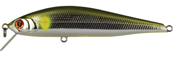 Воблер Tsuribito Hard Minnow, длина 9,5 см, вес 12,6 г. 95SP/00943544 Воблер Tsuribito Hard Minnow, длина 9,5 см, вес 12,6 г. 95SP/00943544Воблер Tsuribito Hard Minnow изготовлен с применением самых современных технологий. Лопасть изготовлена из тонкого, но очень прочного стеклопластика. Это делает воблер более стойким к ударам о камни, а также способствует более активной игре, даже при очень медленной проводке. Система дальнего заброса позволяет охватить более широкий участок водоема. Все эти качества делают данный воблер очень эффективным для ловли крупного хищника. Характеристики:Материал: металл, пластик. Длина: 9,5 см. Вес: 12,6 г. Цвет тела:009 Рабочая глубина: 1-1,2 м. Заглубление: 0,8 м Плавучесть - взвешенный Размер упаковки: 14,3 см х 4 см х 2,5 см. Производитель: Япония. Артикул:95SP/009.