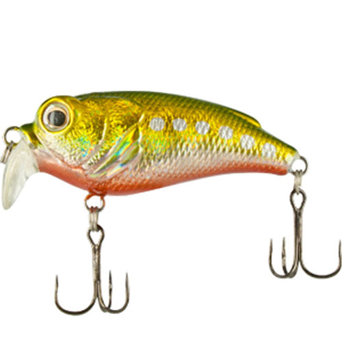 Воблер Trout Pro Shallow Crank 45F, длина 4,5 см, вес 8 г. 3557280F/058 Воблер Trout Pro Shallow Crank 45F, длина 4,5 см, вес 8 г. 3557280F/058Воблер Trout Pro Shallow Crank 45F- маленький и быстрый микровоблер, предназначенный для ловли различных видов рыб (язя, голавля, окуня и щуки). На данную приманку удобно ловить, сплавляя ее по течению. Также оптимально делать проводку вверх по течению, останавливая приманку в наиболее интересных и перспективных местах реки. Характеристики:Длина: 4,5 см. Вес: 8 г. Цвет тела: 086. Глубина: 0,5-1 м. Плавучесть: плавающий. Материал: металл, пластик. Размер упаковки: 3,5 см х 9 см х 2 см. Производитель: Китай. Артикул: 35572.