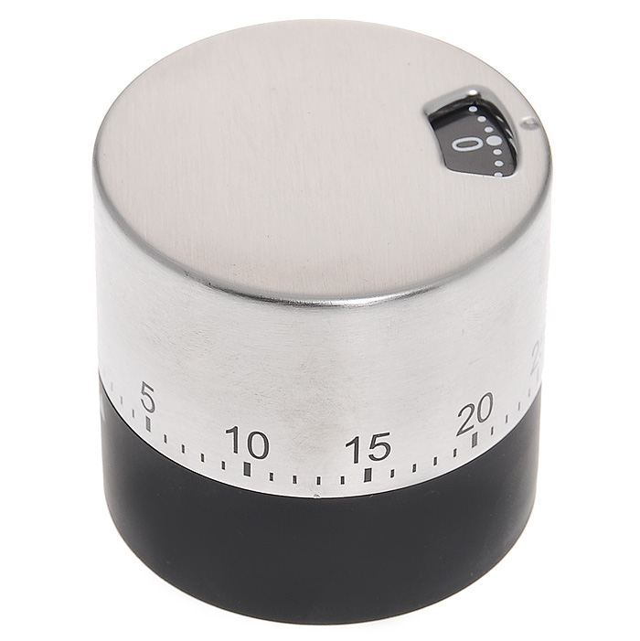 Таймер CylinderZM-11025 Таймер CylinderZM-11025Механический таймер Cylinder станет вашим надежным помощником на кухне. Максимальное время, на которое вы можете поставить таймер, составляет 60 минут. Оригинальный дизайн таймера украсит интерьер любой современной кухни, и теперь вы сможете без труда вскипятить молоко, отварить пельмени или вовремя вынуть из духовки аппетитный пирог. Таймер громко зазвенит, когда блюдо будет готово, поэтому вы можете себе позволить отвлечься на любимый фильм, не опасаясь, что у вас что-то подгорит или переварится. Характеристики:Материал: нержавеющая сталь, пластик. Диаметр таймера: 6 см. Высота таймера: 6 см. Размер упаковки: 6,5 см х 6,5 см х 6 см. Артикул: 0801130.