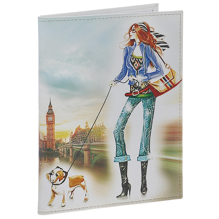 Обложка для паспорта Perfecto London. PS-GL-0034OK32 Обложка для паспорта Perfecto London. PS-GL-0034OK32Стильная обложка London выполнена из натуральной кожи и оформлена изображением девушки с собачкой на фоне Биг Бена. На внутреннем развороте - два кармашка из прозрачного пластика. Обложка не только поможет сохранить внешний вид ваших документов и защитит их от повреждений, но и станет стильным аксессуаром, который подчеркнет ваш неповторимый стиль. Характеристики:Материал: натуральная кожа, пластик. Размер обложки: 9,5 см х 13,7 см. Размер упаковки: 11 см х 14,5 см х 1 см. Артикул: PS-GL-0034.