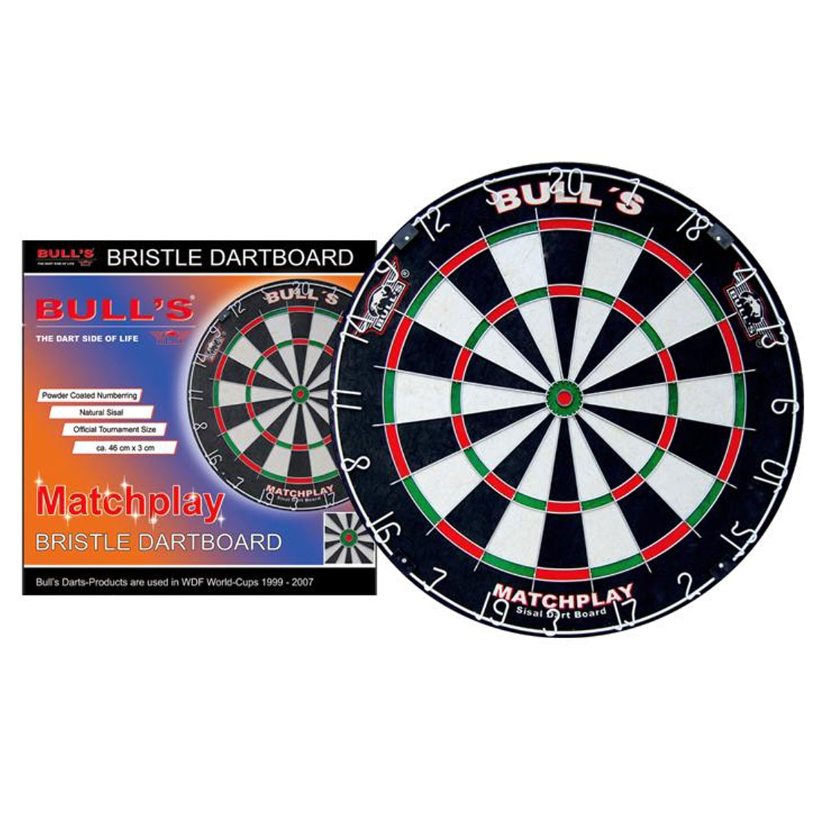 Мишень для дартс Bulls Matchplay Bristle Board, 46 см х 3
