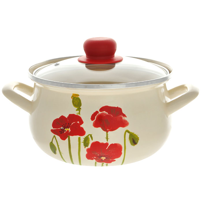 Кастрюля Emalia Olkusz с крышкой, 2,8 л. Пл 503G/4538-18-MK54 009312 Кастрюля Emalia Olkusz с крышкой, 2,8 л. Пл 503G/4538-18-MK54 009312Кастрюля Emalia Olkusz выполнена из высококачественной нержавеющей стали, а идеально ровная внутренняя поверхность значительно облегчает мытье. Кастрюля имеет эргономичные ручки, что обеспечивает безопасное обращение. Крышка кастрюли изготовлена из стекла с металлическим нержавеющим ободом и отверстием для выпуска пара. Оформлена изображением красных цветов. Кастрюля пригодна для газовых, электрических, стеклокерамических, индукционных плит. Можно мыть в посудомоечной машине.Это идеальный подарок для современных хозяек, которые следят за своим здоровьем и здоровьем своей семьи. Эргономичный дизайн и функциональность позволят вам наслаждаться процессом приготовления любимых, полезных для здоровья блюд. Характеристики: Материал: нержавеющая сталь, стекло. Объем: 2,8 л. Внутренний диаметр: 18 см. Высота стенки: 11 см. Толщина стенки: 0,2 см. Толщина дна: 0,5 см. Размер упаковки: 27,5 см х 20,5 см х 12 см. Производитель: Польша. Артикул: Пл 503G/4538-18-MK.УВАЖАЕМЫЕ КЛИЕНТЫ!Обращаем ваше внимание на тот факт, что объем кастрюли указан максимальный, с учетом полного наполнения до кромки. Шкала на внутренней стенке кастрюли имеет меньший литраж.