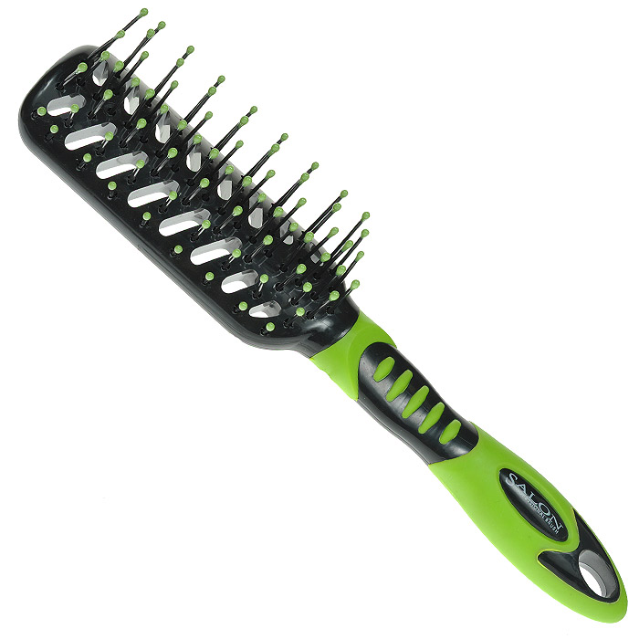 Salon Professional Расческа массажная. 335-18022RPSatin Hair 7 BR730MN Salon Professional Расческа массажная. 335-18022RPSatin Hair 7 BR730MNМассажная расческа Salon Professional выполнена из термостойкого пластика с пластиковыми антистатическими зубцами и предназначена для расчесывания волос, массажа головы. Предназначена для расчесывания и сушки феном средних и длинных волос. Оригинальный и яркий дизайн подчеркнет вашу индивидуальность.