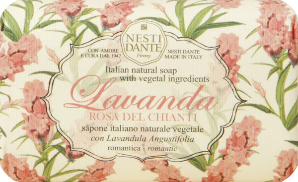 Nesti Dante Мыло Lavanda Rosa del Chianti, 150 гMP59.4D Nesti Dante Мыло Lavanda Rosa del Chianti, 150 гMP59.4DМыло Nesti Dante Lavanda Rosa del Chianti является натуральным и питательным растительным мылом с игристым и отчасти мистическим ароматом. Характеристики:Вес: 150 г. Артикул: 1794106. Производитель: Италия. Товар сертифицирован.