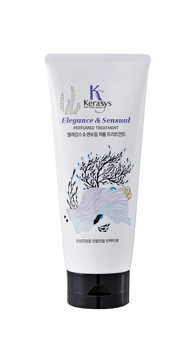 Kerasys Маска для волос Perfumed. Элеганс, 200 млFS-36054 Kerasys Маска для волос Perfumed. Элеганс, 200 млFS-36054Маска для волос Kerasys Perfumed. Элеганс с экстрактом оливы и маслом ши, укрепляет и восстанавливает структуру поврежденных волос по всей длине. Волосы обретают жизненную силу, блеск и шелковистость. Аромат изысканный и грациозный с нотками лилового цвета для современной и утонченнойнатуры. Подчеркнет ваш стиль и элегантность. Парфюмерная композиция: Начальная нота: цветы яблони, ирис. Средняя нота: тубероза, иланг-иланг, фиалка, гиацинт. Нижняя нота: сандал, рисовая мука, мускус. Характеристики:Объем: 200 мл. Артикул: 995921. Производитель: Корея. Товар сертифицирован.
