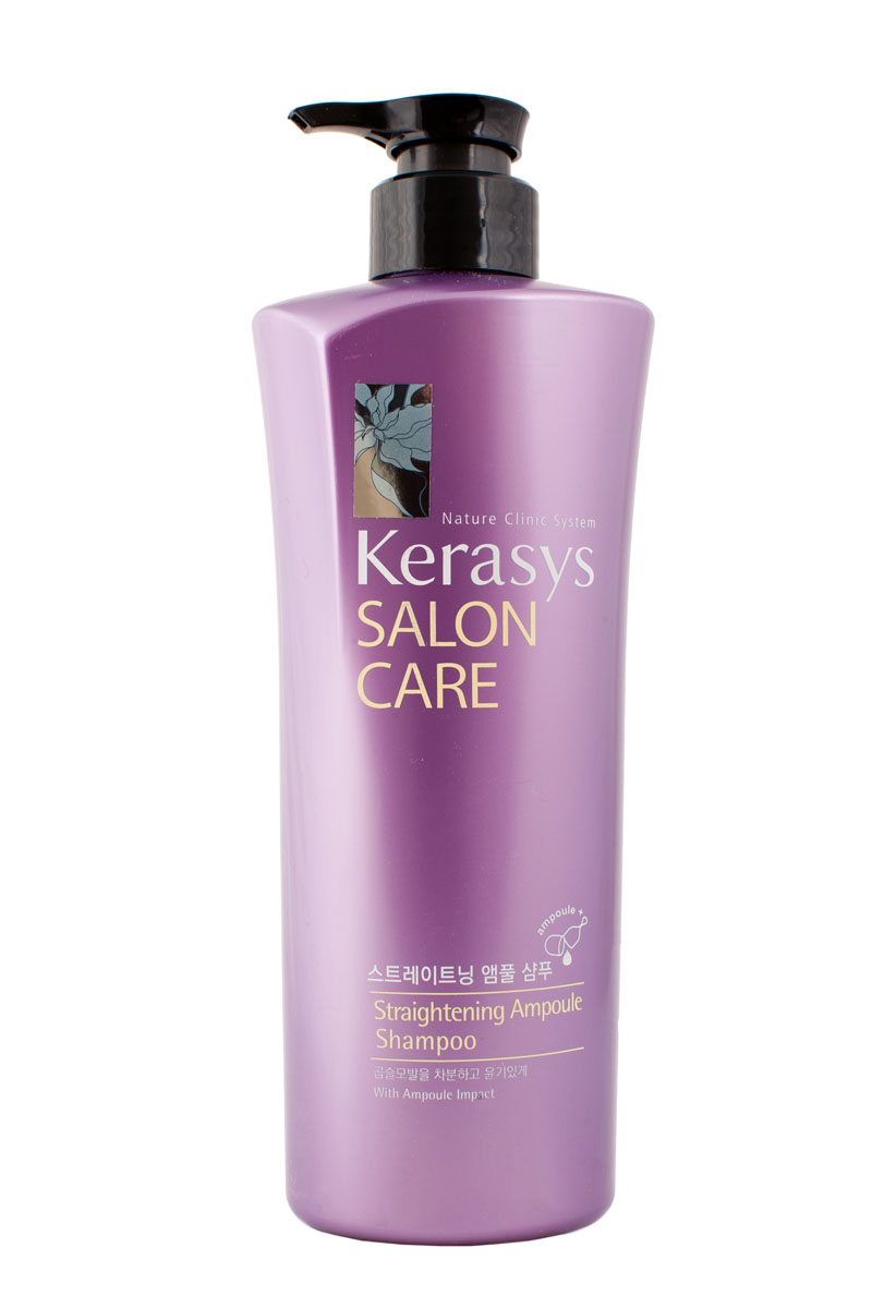 Шампунь для волос Kerasys. Salon Care, выпрямление, 600 мл866214 Шампунь для волос Kerasys. Salon Care, выпрямление, 600 мл866214Шампунь для волос Kerasys. Salon Care с трехфазной системой восстановления предназначен для вьющихся волос. Компонент природного протеина, содержащегося в экстракте моринги, аминокислоты экстракта фиалки и технология ампульной терапии успокаивает и выпрямляет вьющиеся волосы. Трехфазная система восстановления: Природный протеин, содержащийся в экстракте плодов моринги, укрепляет и оздоравливает структуру поврежденных волос.Компонент аминокислот, содержащийся в экстракте цветка фиалки, придает мягкость волосам.Компонент природного кератина, полифенол, компонент красного вина и кристаллический компонент делают волосы здоровыми. Характеристики: Объем: 600 мл.Артикул: 894491. Товар сертифицирован.