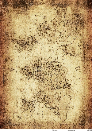 Рисовая карта для декупажа Кустарь Старинная карта мира №4, 21 см х 30 смSS 4041 Рисовая карта для декупажа Кустарь Старинная карта мира №4, 21 см х 30 смSS 4041Рисовая бумага - мягкая бумага с выраженной волокнистой структурой легко повторяет форму любых предметов. При работе с этой бумагой вам не потребуется никакой дополнительной подготовки перед началом работы. Вы просто вырезаете или вырываете нужный фрагмент, и хорошо проклеиваете бумагу на поверхности изделия. Рисовая карта для декупажа идеально подходит для стекла. В отличие от салфеток, при наклеивании декупажные карты практически не рвутся и совсем не растягиваются. Клеить их можно как на светлую, так и на темную поверхность. Для новичков в декупаже - это очень удобно и гарантируется хороший результат. Поверхность, на которую будет клеиться декупажная карта, подготавливают точно так же, как и для наклеивания салфеток, распечаток и т.д. Мотив вырезаем точно по контуру и замачиваем в емкости с водой, обычно не больше чем на одну минуту, чтобы он полностью впитал воду. Вынимаем и промакиваем бумажным или обычным полотенцем с двух сторон. Равномерно наносим клей на оборотную сторону фрагмента, и на поверхность предмета, с которым работаем. Прикладываем мотив на поверхность и сверху промазываем кистью с клеем легкими нажатиями, стараемся избавиться от пузырьков воздуха, как бы выдавливая их. Делать это нужно от середины к краям мотива. Оставляем работу сушиться. После того, как работа высохнет, нужно покрыть ее лаком.Декупаж - техника декорирования различных предметов, основанная на присоединении рисунка, картины или орнамента (обычного вырезанного) к предмету, и, далее, покрытии полученной композиции лаком ради эффектности, сохранности и долговечности. Характеристики:Материал: рисовая бумага. Размер листа: 21 см х 30 см. Размер карты: 18,5 см х 26 см. Плотность: 35 г. Артикул: AM400146.