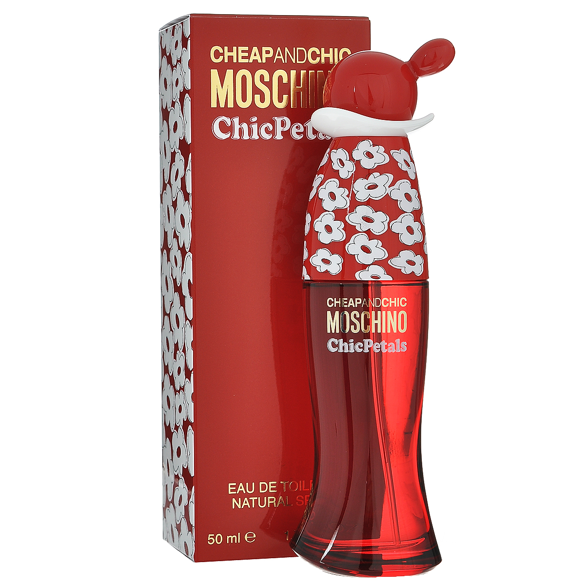 Moschino Туалетная вода Chic Petals, женская, 50 мл28032022 Moschino Туалетная вода Chic Petals, женская, 50 мл28032022Сочетание элегантности и подлинной красоты цветов дарит ощущение легкости с оттенком радости и спонтанности. Аромат Moschino Chic Petals это новая глава в истории Оливии, впечатлительной девушки, способной наблюдать за окружающим миром и видеть чудо в каждой прекрасной маленькой детали, созданной природой. Chic Petals: это название ассоциируется с изысканностью, элегантностью, стилем и утонченностью. Аромат для интересной девушки, которая стильно и уверенно плывет по цветущему и роскошному полю воображения.Верхняя нота: Гранат, Лесная земляника, Красный имбирь.Средняя нота: Гардения, Водяная лилия, Красная орхидея.Шлейф: Кипарисовик, Мускус, Абсолю корня ириса.Цветочный фруктовый древесный.Сочетание элегантности и подлинной красоты цветов дарит ощущение легкости с оттенком радости и спонтанности. Аромат ассоциируется с яркими красками жизни и летним настроением.