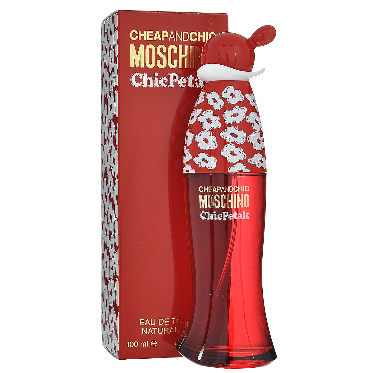 Moschino Туалетная вода Chic Petals, женская, 100 мл2731 Moschino Туалетная вода Chic Petals, женская, 100 мл2731Образ очаровательной героини мультфильмов и комиксов о моряке Папайя, прелестной, жизнерадостной и непосредственной Олив Ойл, вдохновил Дом Moschino на создание легкого и радужного аромата Chic Petals, вышедшего в серии Cheap & Chic. Chic Petals посвящается мечтательной и беззаботной особе, предпочитающей игривый и веселый стиль, и умеющей ценить природную красоту! Она радуется самым простым вещам, которые встречаются на ее пути, считая, что все, что ее окружает - это маленькие чудеса природы! Классификация аромата: фруктовый, цветочный. Пирамида аромата:Верхние ноты: гранат, земляника, красный имбирь.Ноты сердца: лепестки красной орхидеи, гардения, лилия. Ноты шлейфа: мускус, древесина хиноки, итальянский ирис.Ключевые словаВеселый, легкий, радостный! Характеристики:Объем: 100 мл.Производитель: Италия.Туалетная вода - один из самых популярных видов парфюмерной продукции. Туалетная вода содержит 4-10%парфюмерного экстракта. Главные достоинства данного типа продукции заключаются в доступной цене, разнообразии форматов (как правило, 30, 50, 75, 100 мл), удобстве использования (чаще всего - спрей). Идеальна для дневного использования. Товар сертифицирован.