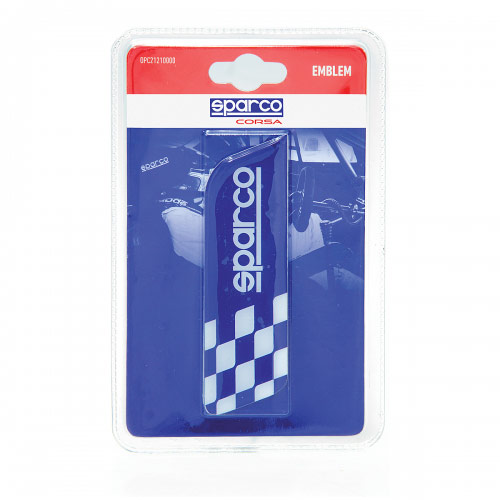 Эмблема с логотипом Sparco, самоклеящаяся, цвет: синий, белый. SPC/EMB-001 BLCA-3505 Эмблема с логотипом Sparco, самоклеящаяся, цвет: синий, белый. SPC/EMB-001 BLCA-3505Эмблема с логотипом Sparco выполнена в фирменном дизайне Sparco и украшена рисунком в сине-белую шашечку. Это лакированная объемная эмблема с эффектом 3D. На поверхность эмблема надежно крепится при помощи самоклеящейся основы. Традиционно ее устанавливают на багажник автомобиля или любую другую плоскость кузова, но при желании ею можно украсить и интерьер автомобиля. Эмблема с логотипом Sparco подчеркнет динамичный характер автомобиля и придаст ему яркие и запоминающиеся черты. Характеристики: Материал: бумага. Цвет: синий, белый. Размер эмблемы: 12 см х 3,5 см. Размер упаковки: 18 см х 11,5 см х 1 см. Артикул: SPC/EMB-001 BL.