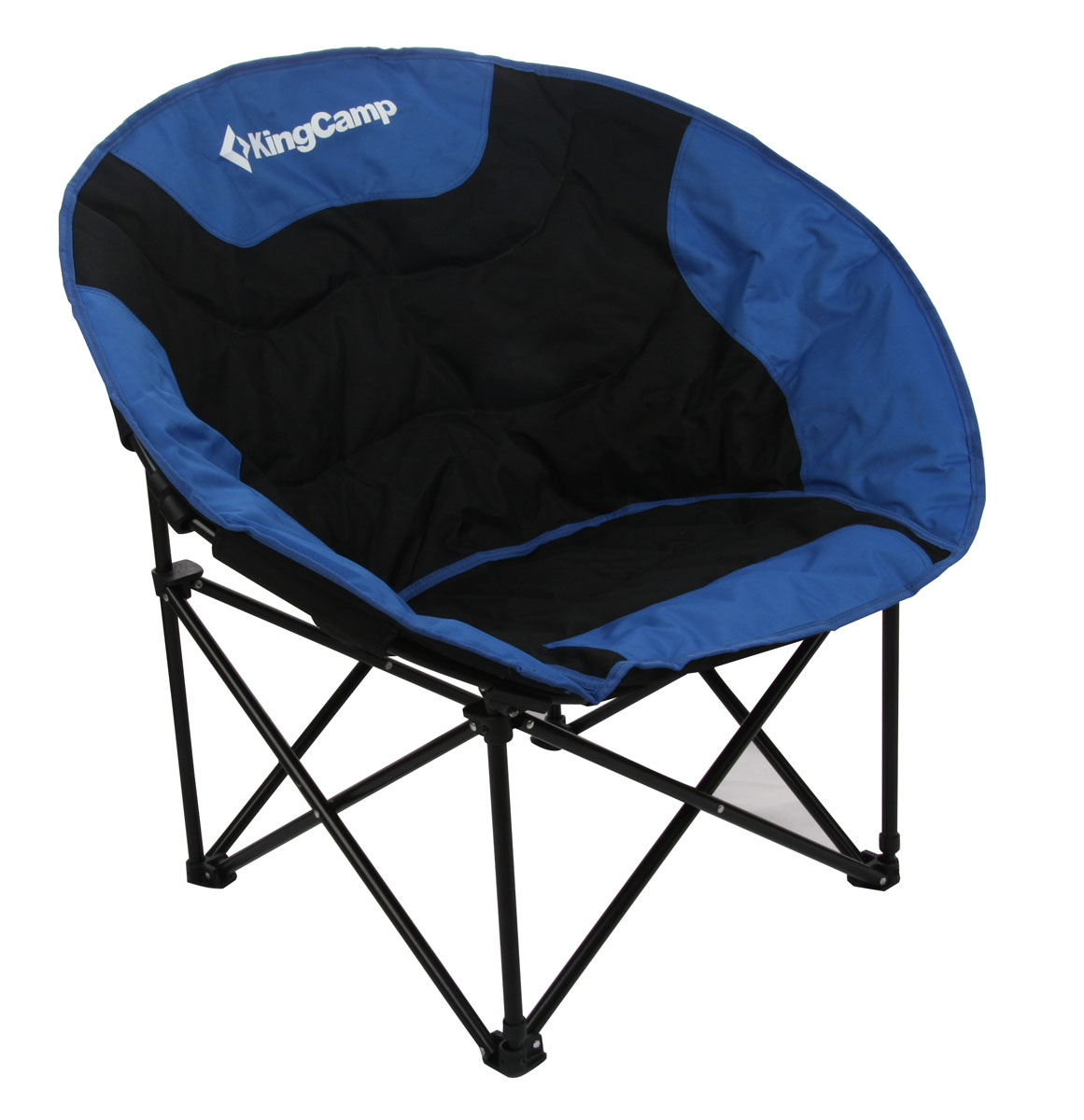 Кресло складное KingCamp Moon Leisure Chair, цвет: синий кресло swan chair серая шерсть 71 х 70 х 78 см